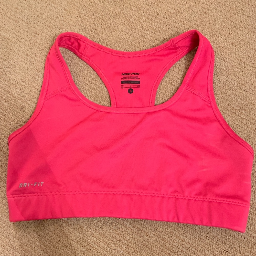 Pink Nike Sports Bra